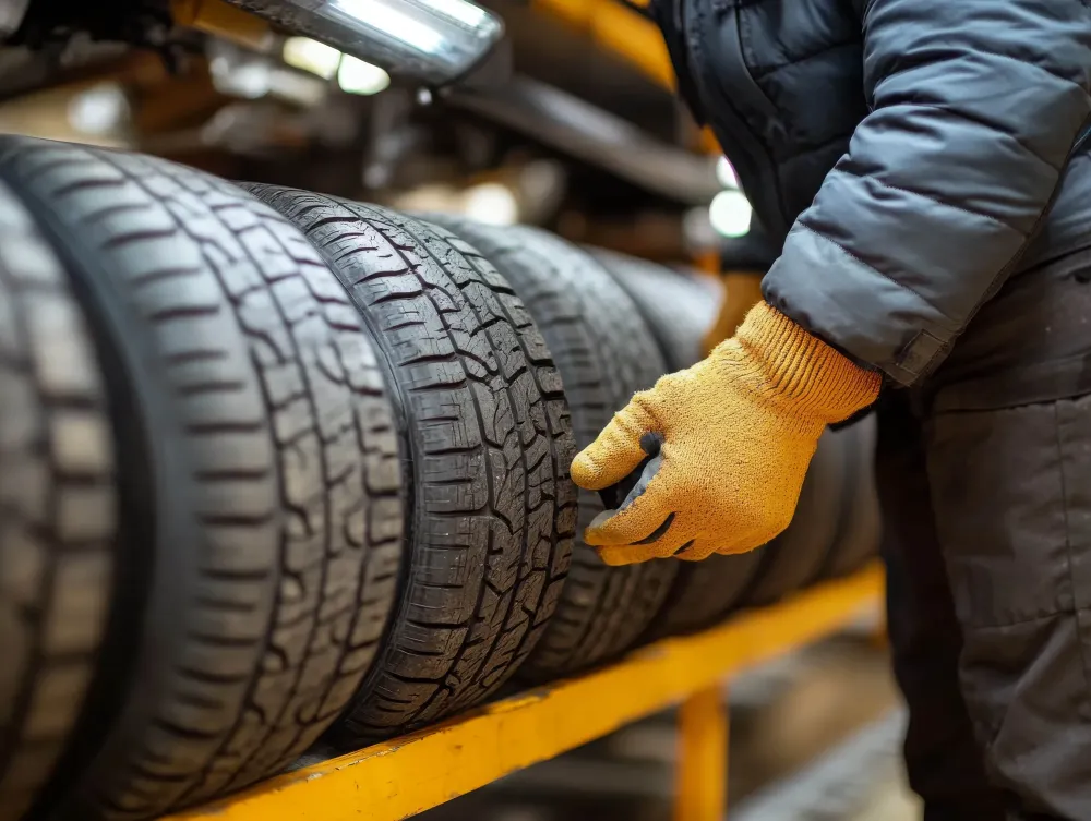 Pneus près de Houilles 